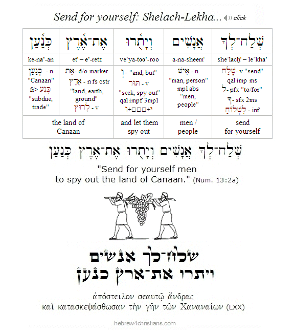 Shelach-Lekha Hebrew lesson